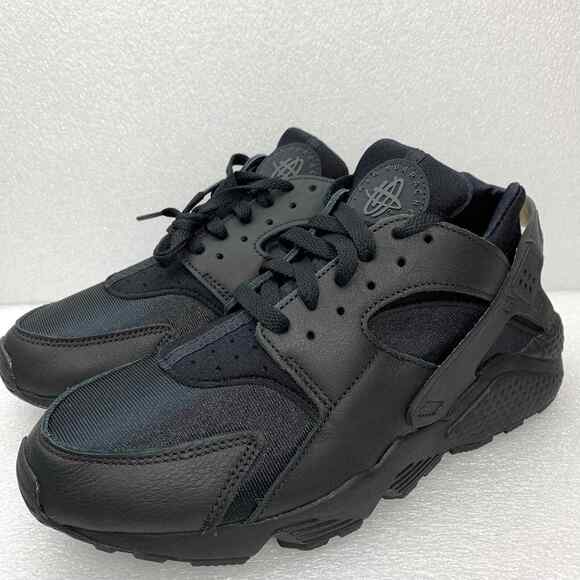 NIKE Air Huarache DH4439-001 Sneaker Shoes Black - Women's 10 - Picture 4 of 10